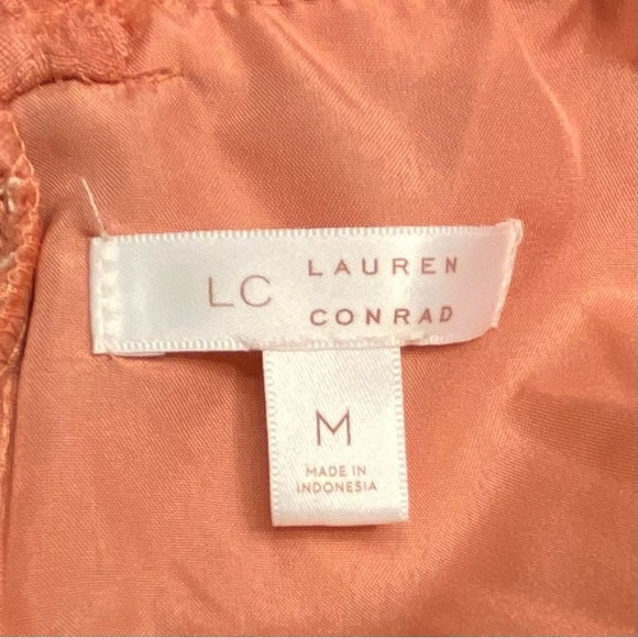 Dress LC Lauren Conrad Orange Medium Midi - Picture 6 of 7